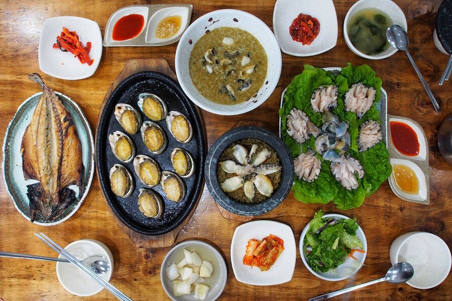 明真鲍鱼餐桌实拍